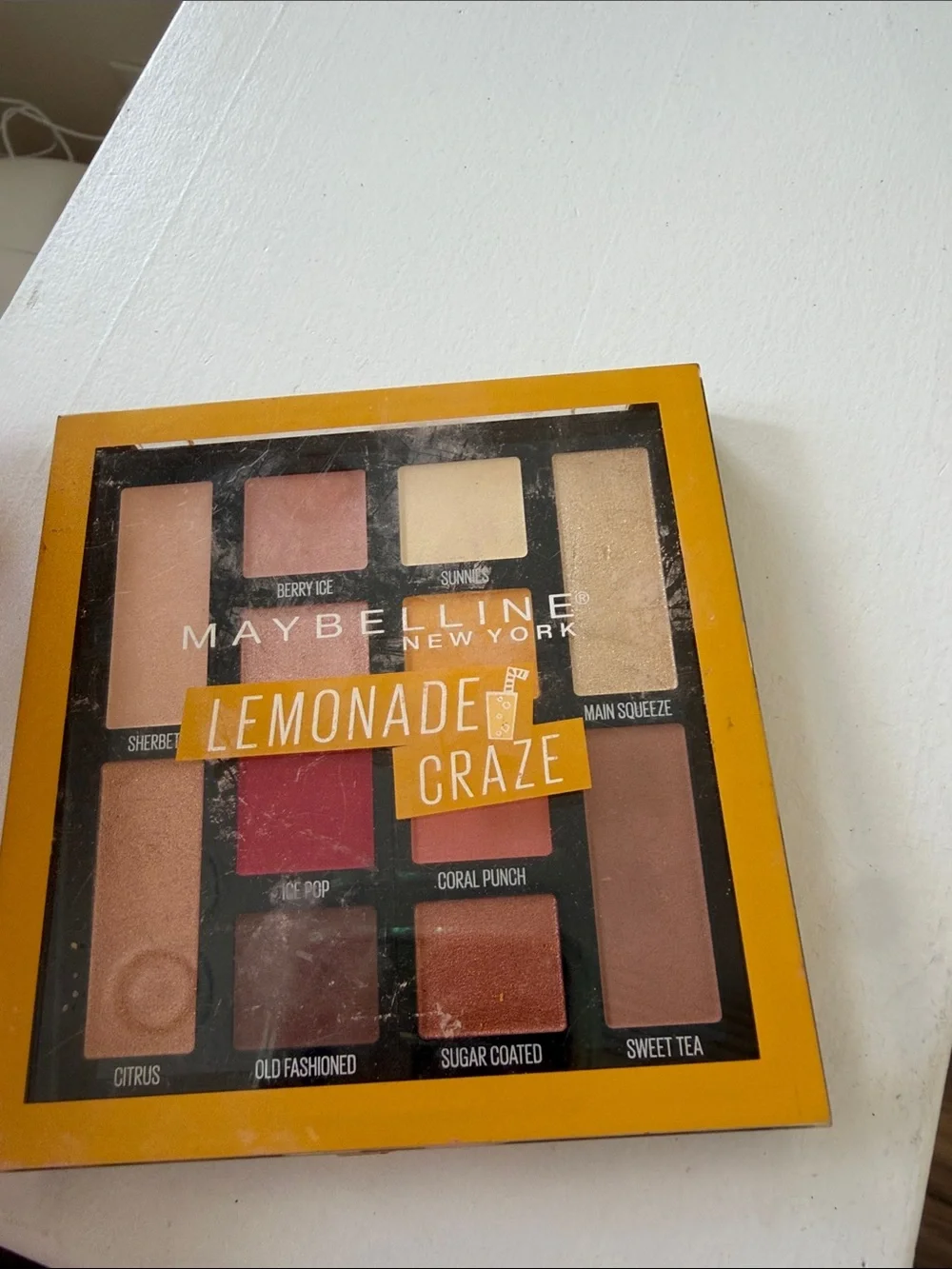 Maybelline Lemonade Craze Eyeshadow Palette - Warm Pink & Peach Shades